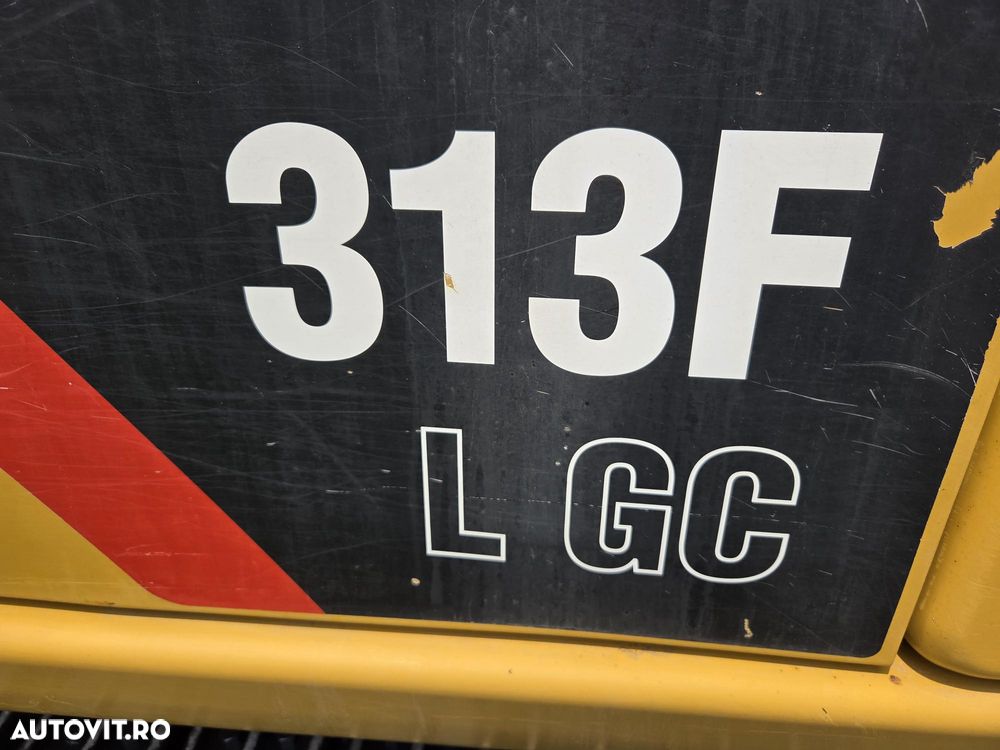 Caterpillar CAT 313F, 2018, 3.980h, CUPLA RAPIDA hidr, cupa NOUA, instalatia picon pe brate, camera spate, camera dreapta, motor CAT 115CP, posbilitate leasing 3 ani, STARE FOARTE BUNA produs in Japonia, PROMOTIE 59.900 EUR+Tva - 22