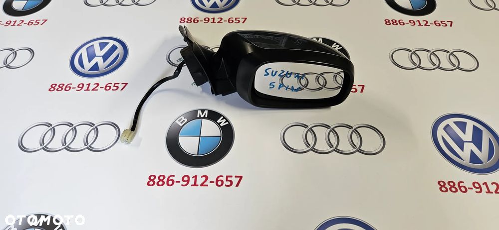 SUZUKI SWIFT III MK6 2005-2010 Lusterko Zewnętrzne prawe Lusterko pasażera 5 PIN ZCD - 1