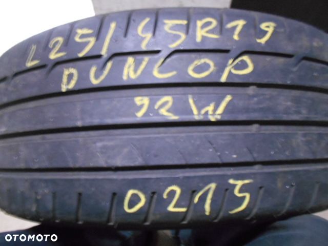 Opona pojedyńcza 225/45r19 dunlop sport maxx rt 6,8mm lato 0215 - 1