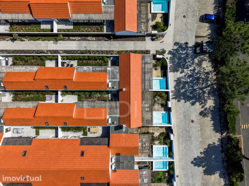 Moradia T3, nova, com jardim privativo e deck exterior, na Comporta - Grande imagem: 3/17