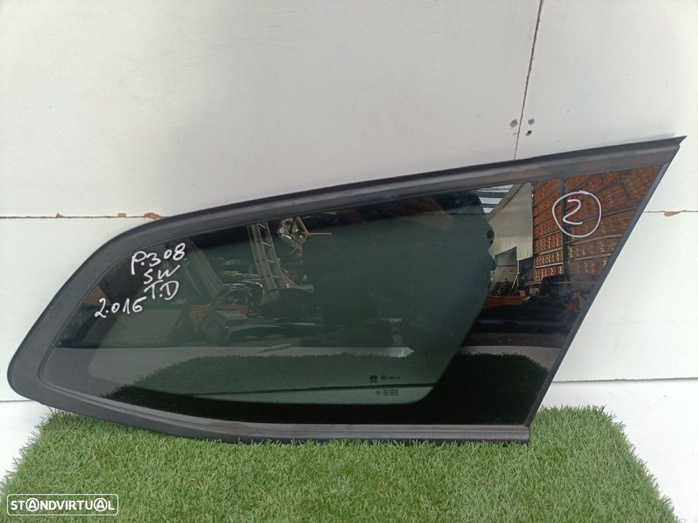 Vidro Lateral / Ilharga Peugeot 308 Sw Ii - 1