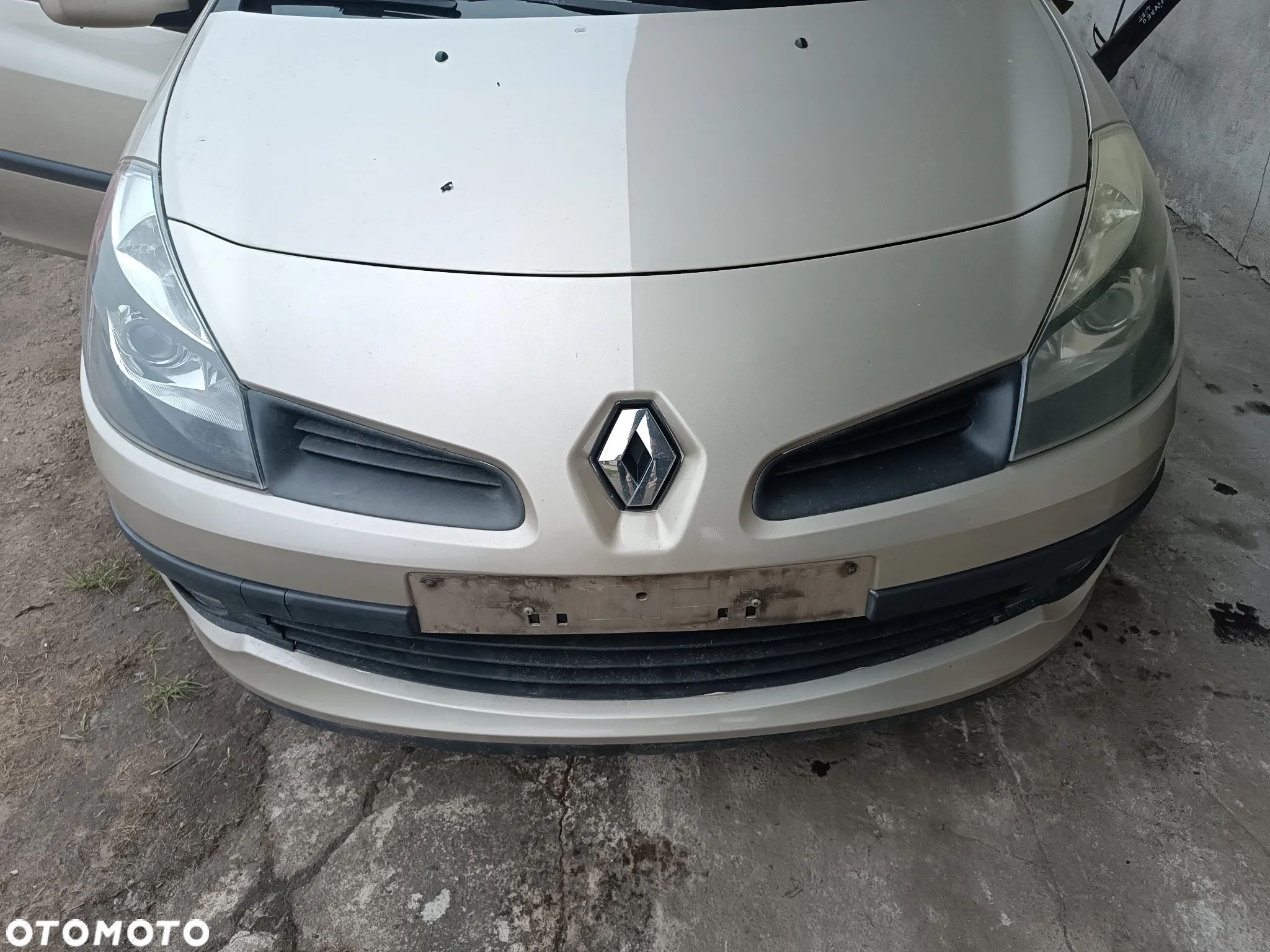 RENAULT CLIO III 3 TED11 ZDERZAK PRZÓD PRZEDNI KOMPLETNY - 1