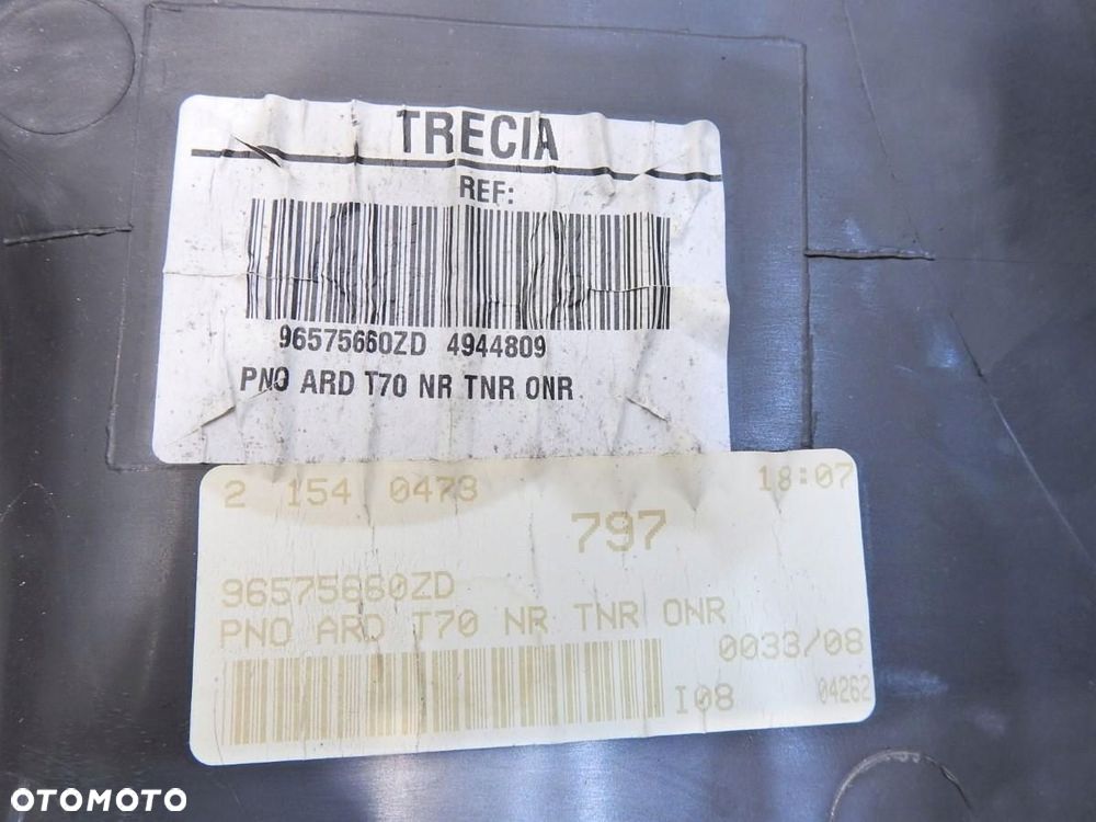 TAPICERKA BOCZEK PRAWY TYŁ PEUGEOT 308 I 3D - 7