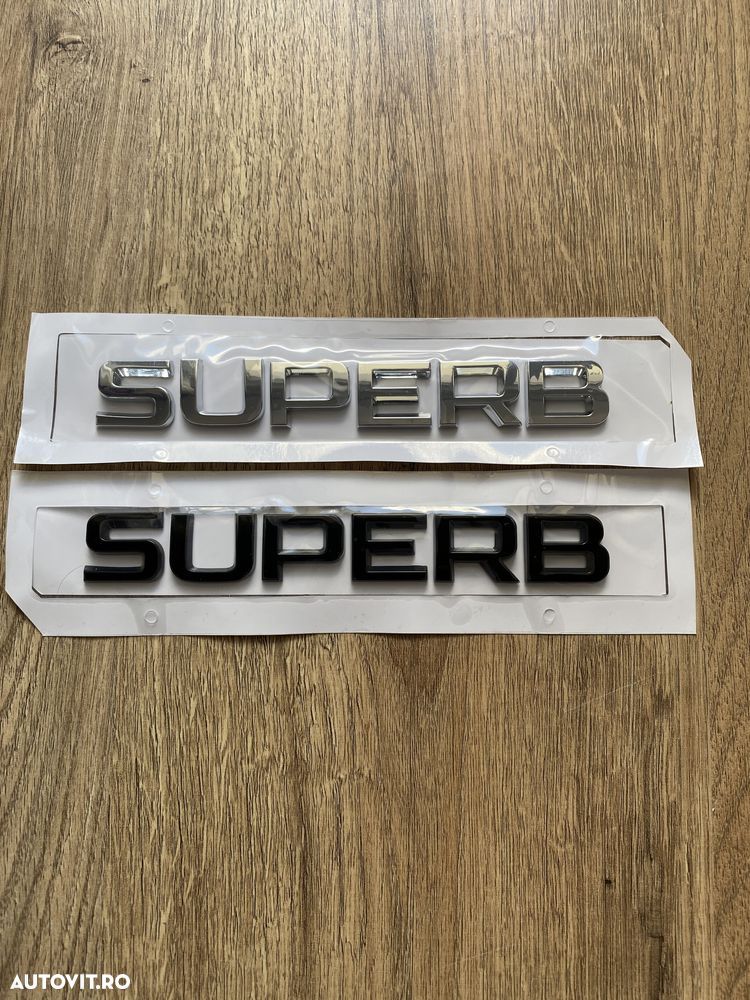 Emblema Scris Logo Semn Skoda Octavia Superb Fabia Kodiaq Vrs - 5