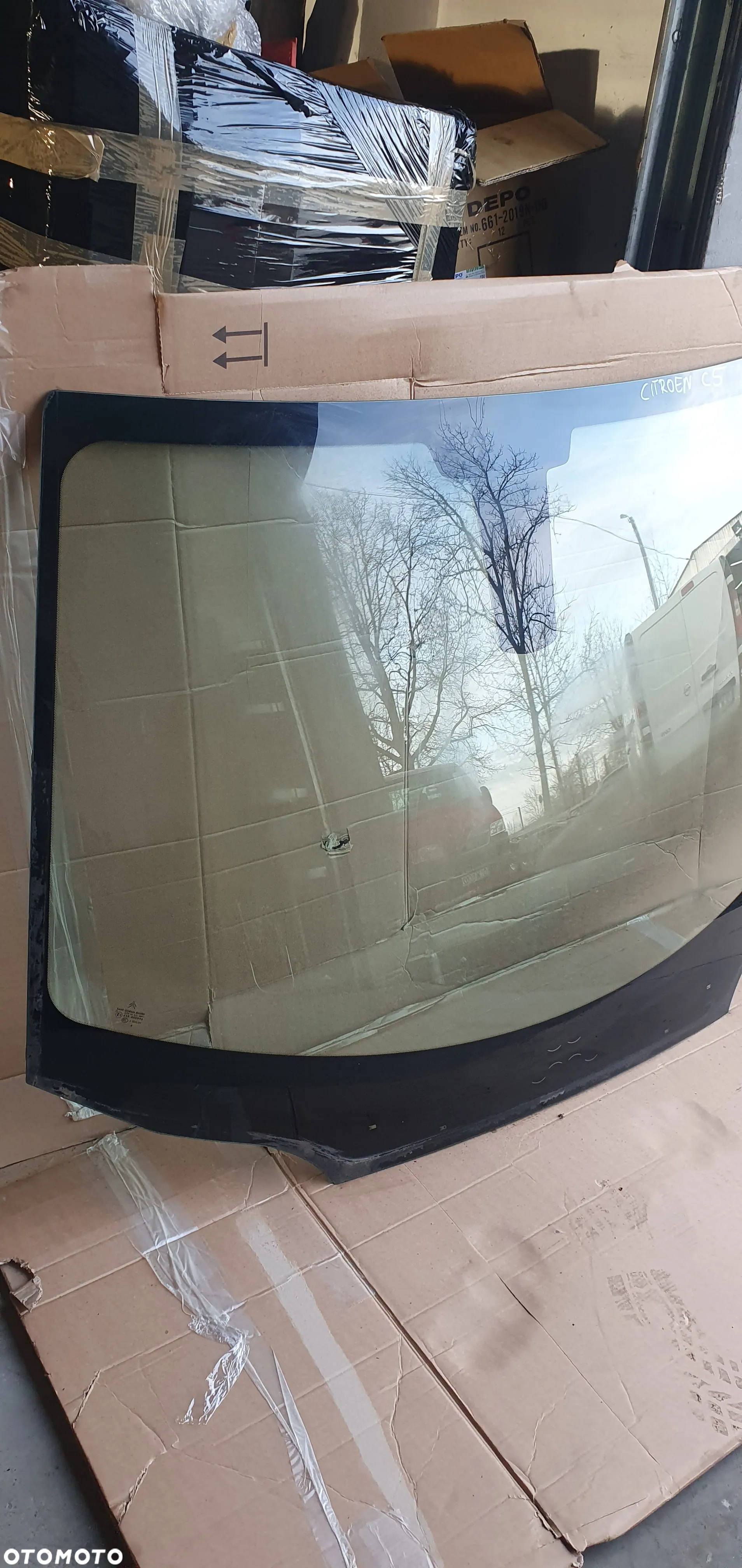 Szyba czołowa przód przednia Sensor Citroen C5 III AS1 09r - 3