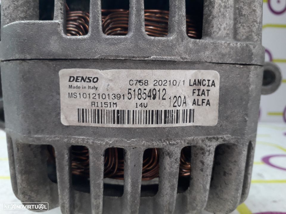 Alternador Alfa Romeo Mito 1.3 MJet 95Cv de 2010 - Ref: MS1012101391 - NO50191 - 3
