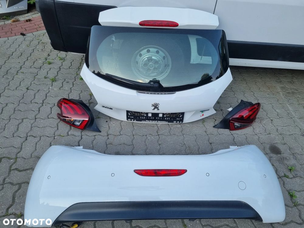 KLAPA TYLNA PEUGEOT 208 I LIFT EWPB idealna oryginalna powloka lakiernicza - 1