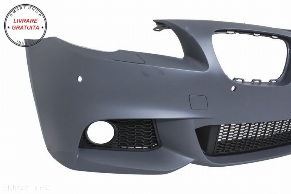 Bara Fata BMW Seria 5 F10 F11 (2011-2014) M-Technik Design cu Grile Centrale M Des- livrare gratuita - 4