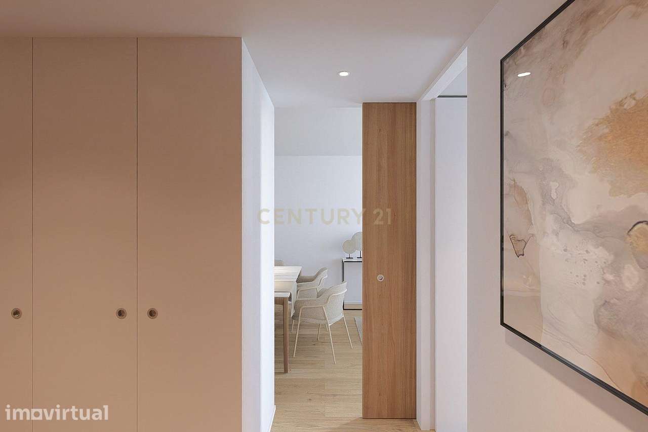 Condomínio do Sobreiro | T2 com 101m2 em Matosinhos, Senhora da Hora, - Grande imagem: 4/32