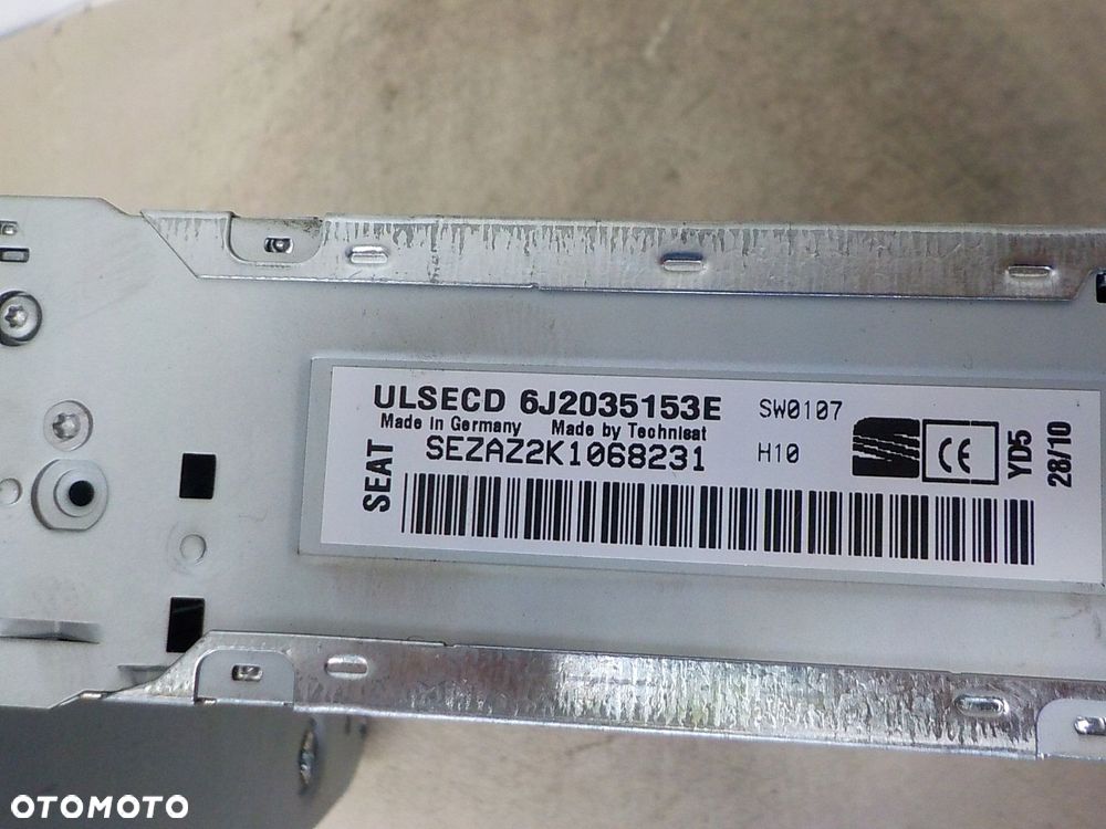 SEAT IBIZA IV RADIO FABRYCZNE 6J2035153E - 2