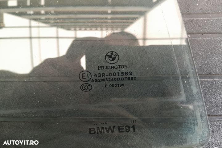Geam usa spate dreapta 43R-001582 43R-001582 BMW Seria 3 E91 [2004 - - 3