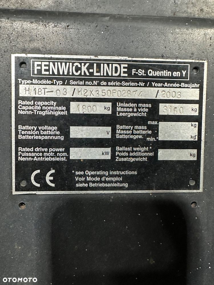 Linde H18 T - 8