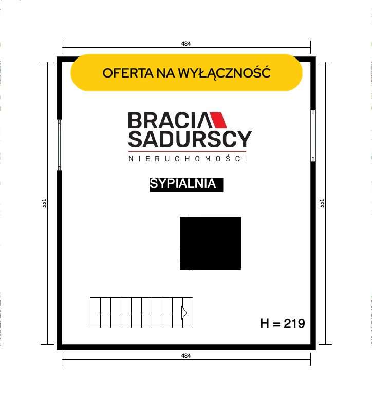 Dwupoziomowe mieszkanie 70 m² w granicy Krakowa - Pełny obrazek: 4/20