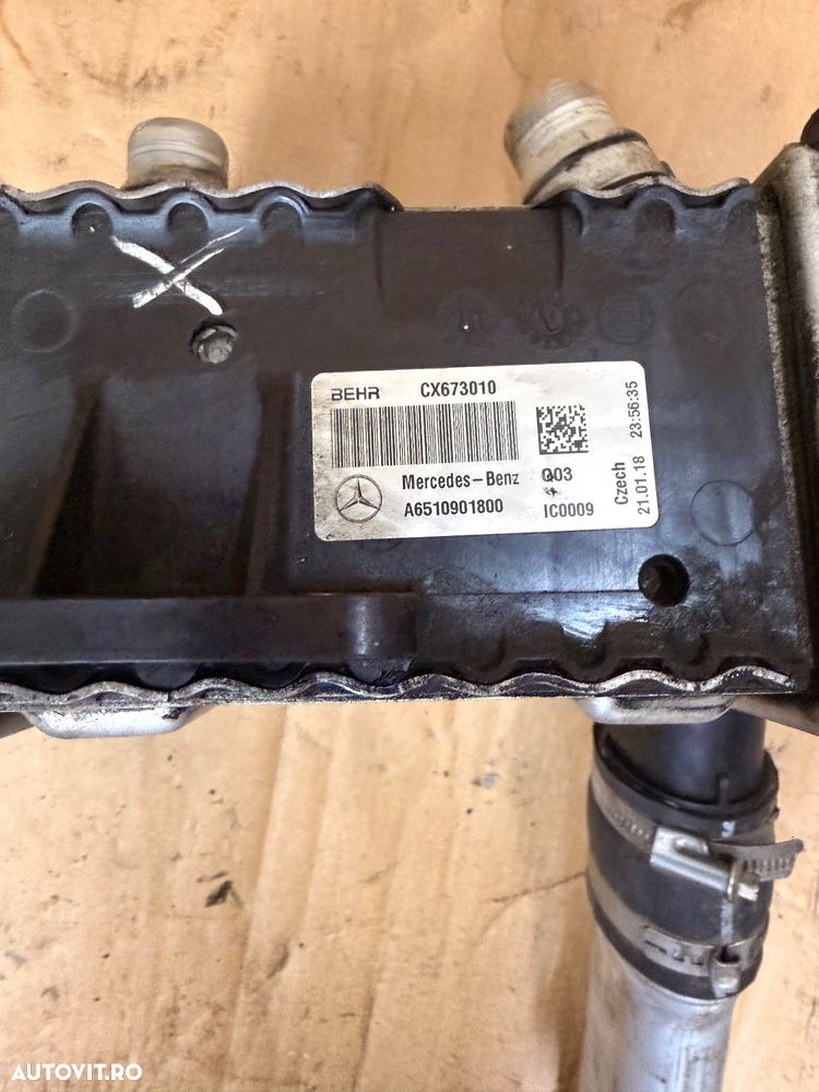 Radiator intercooler MERCEDES C-class W205 , GLC X253, GLC COUPE C253 2.2 cdi an 2016-2019 cod A6510901800 - 3