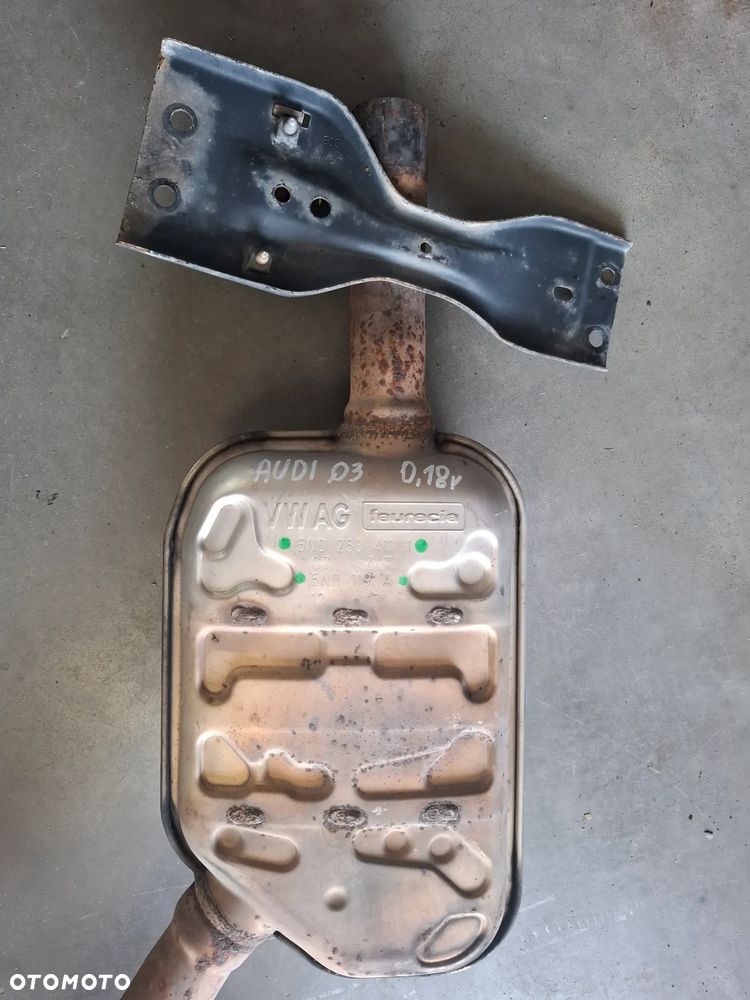 Tłumik wydech Volkswagen Tiguan Audi Q3 2018 rok nr 5N0253411H , 5N0120B - 4