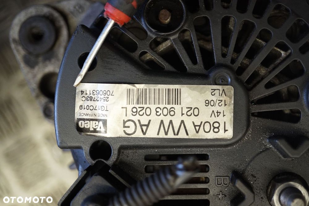 ALTERNATOR PASSAT B6 2.0 TDI 021903026L 180A VOLKSWAGEN 2005-2010 - 18
