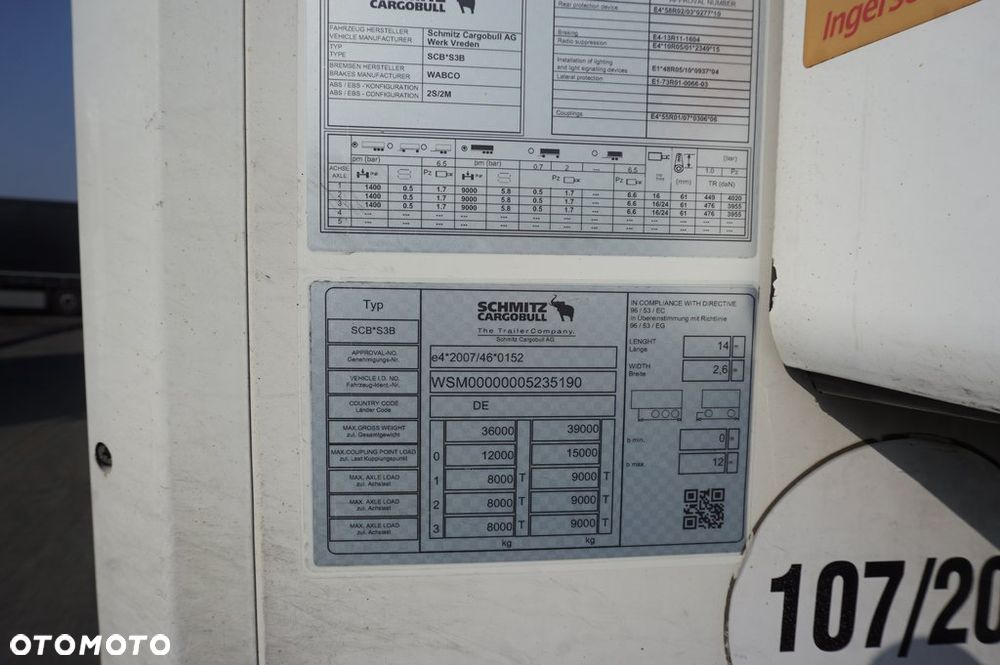 Schmitz Cargobull CHŁODNIA THERMO KING SLXi 300 * 2020 * - 16