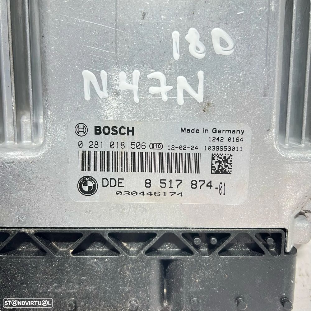 .Centralina Original Motor Bosch BMW 2.0 N47N N47D20C  0 281 018 506 / 8 517 874 - 1