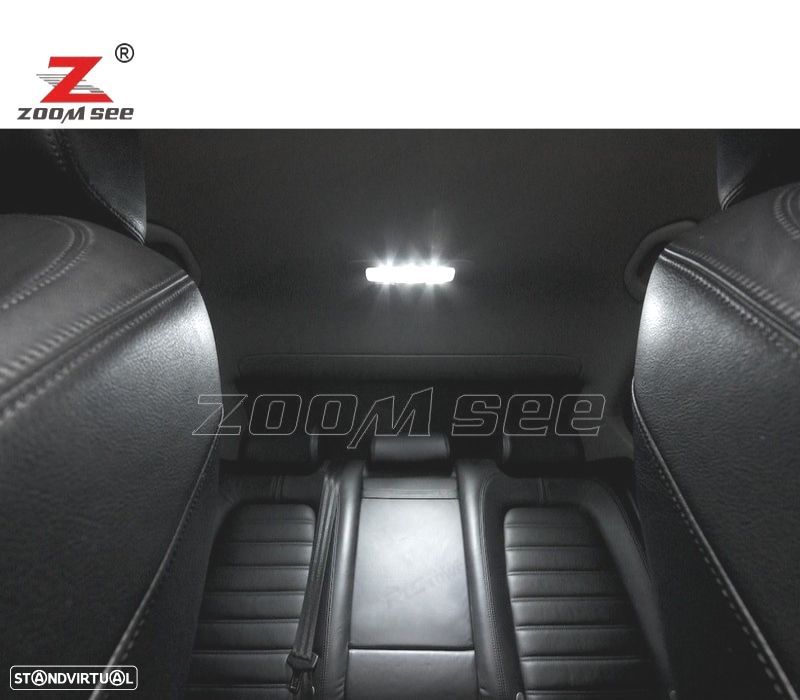 KIT COMPLETO DE 19 LÂMPADAS LED INTERIOR PARA VOLKSWAGEN VW PASSAT B6 3C 5 06-11 - 5