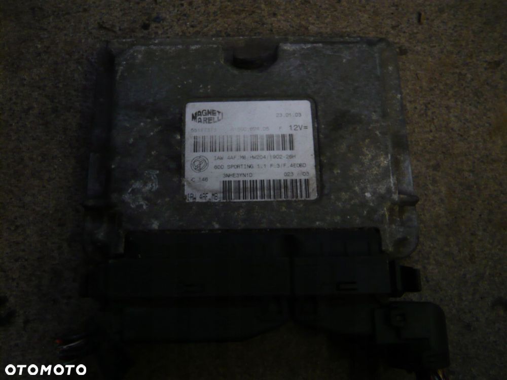komputer sterownik silnika 55187373 fiat seicento 1.1 - 1
