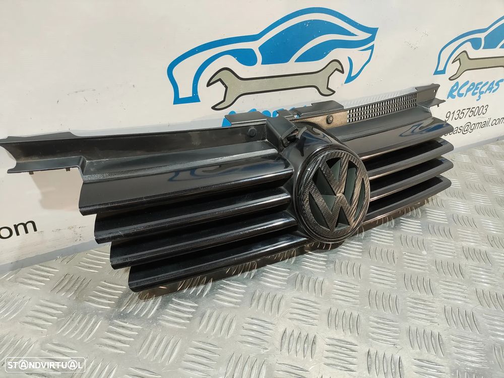 GRELHA CENTRAL FRENTE VW VOLKSWAGEN BORA 1 I MK1 1J2 1J5853653E 1J5 853 653 E 1J5853655C 1J5 853 655 C SIMBOLO LOGOTIPO - 2
