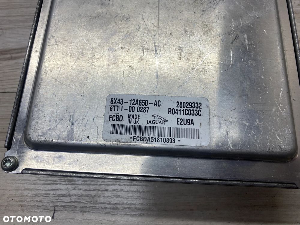 KOMPUTER STEROWNIK SILNIKA ECU JAGUAR X-TYPE 6X4312A650AC 28029332 R0411C033C - 2