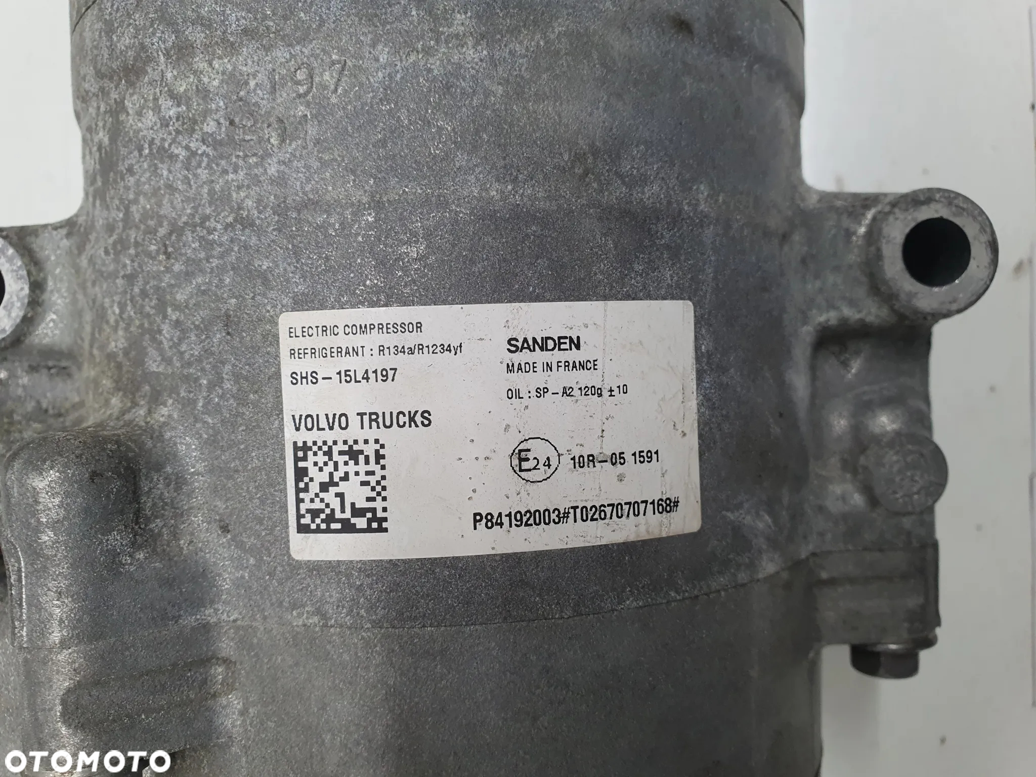Sprężarka klimatyzacji postojowej Volvo FH 4, 84192003 - 6