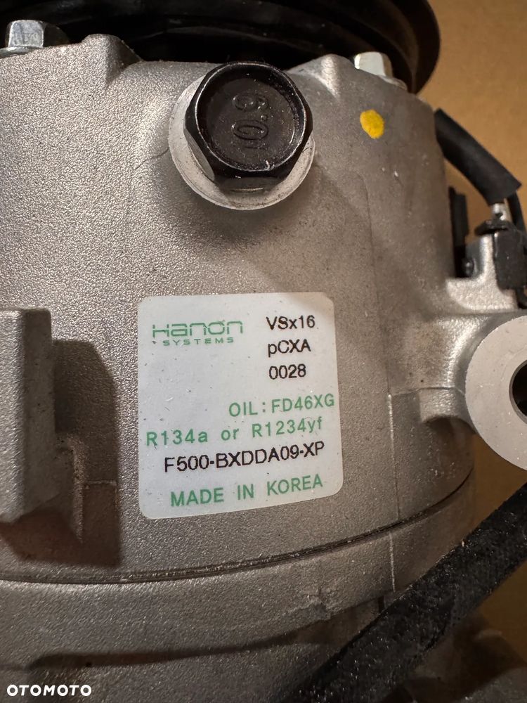 NOWA Sprężarka Kompresor klimatyzacji ORYGINAŁ F500-BXDDA-09 HYUNDAI ix35 KIA Sportage III 97701-2Y550 - 2