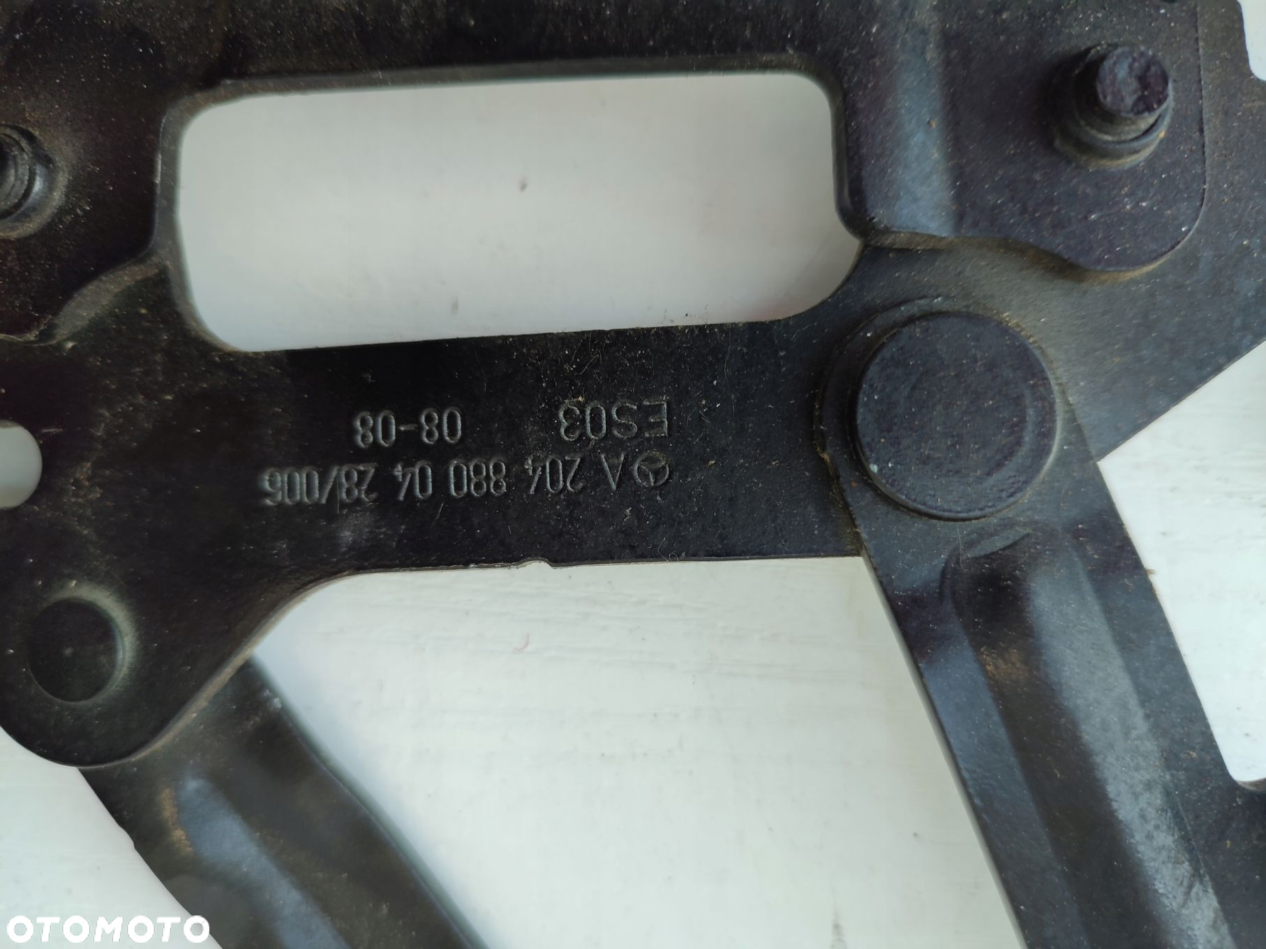 Zawias zawiasy maski prawy lewy MERCEDES GLK X204 C197 08-12 ORYGINAŁ - 3