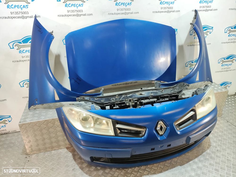 FRENTE COMPLETA RENAULT MEGANE 2 II MK2 FACELIFT CAPOT PARACHOQUES GUARDA-LAMAS OTICAS RADIADOR VENTILADOR FRENTE FIBRA REFORÇO - 2