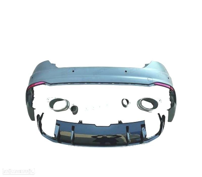 PARA-CHOQUES TRASEIRO AUDI A5 16- LOOK RS5 - 6