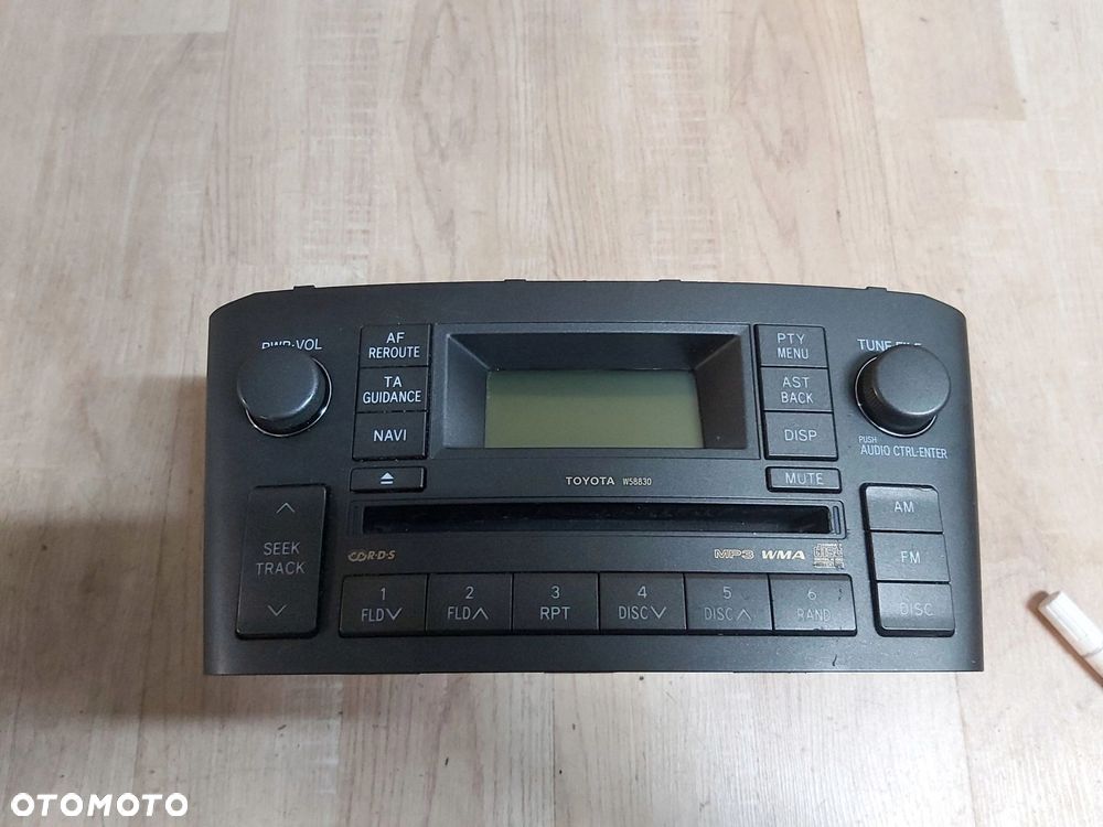 TOYOTA Avensis T25 LIFT Radio CD W58830 oryginał 86120-05110 - 1