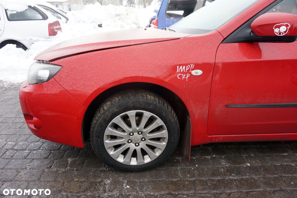 MASKA ZDERZAK BŁOTNIKI LAMPY IMPREZA III GH C7P XENON SPRYSKI SUBARU 2007-2011 CZERWONY PRZÓD KOMPLETNY - 20