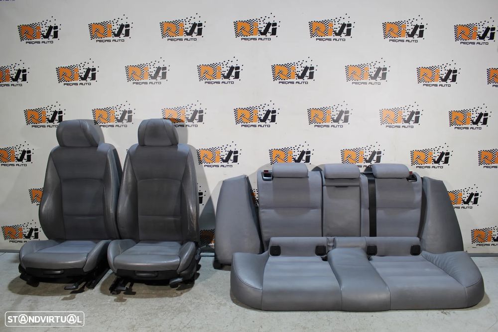 Bancos BMW Serie 3 Touring / Carrinha E91 Pack M - Pele e Tecido - 1