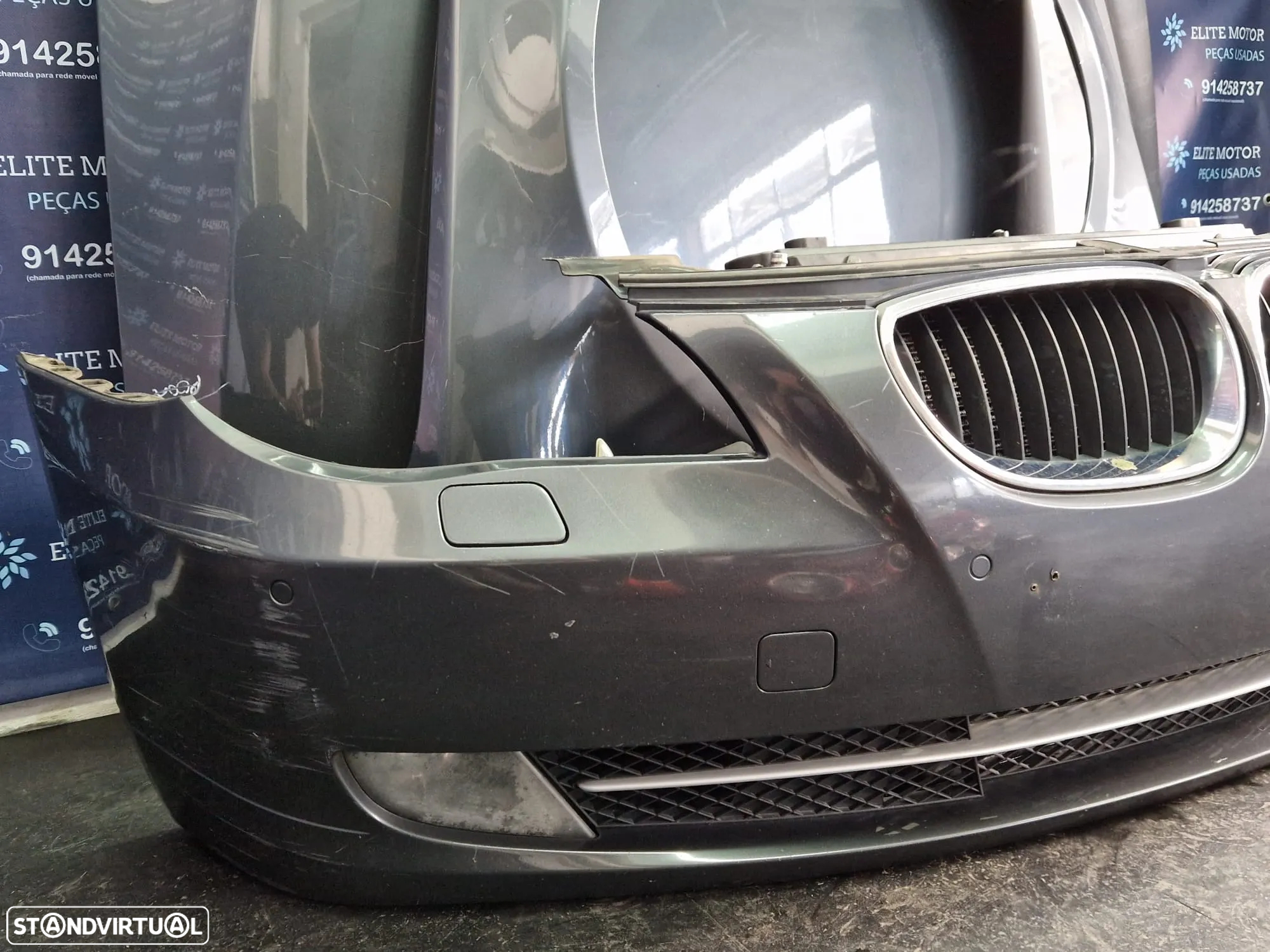Frente completa usada BMW 520D LCI E60 E61 163CV capot parachoques oticas guardalamas - 8
