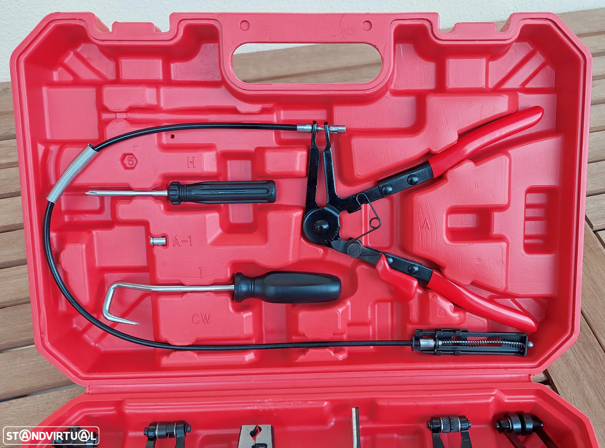 Conjunto Alicates Para Braçadeiras de Mola universal - 9 peças - 3