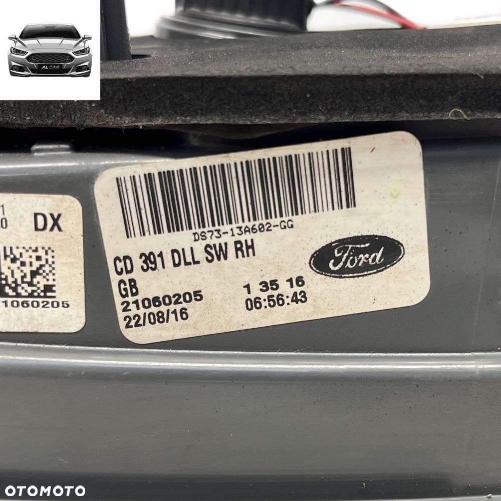 LAMPA PRAWY TYŁ W KLAPE FORD MONDEO MK5 KOMBI PRZED LIFT DS73-13A602-GG UK - 3