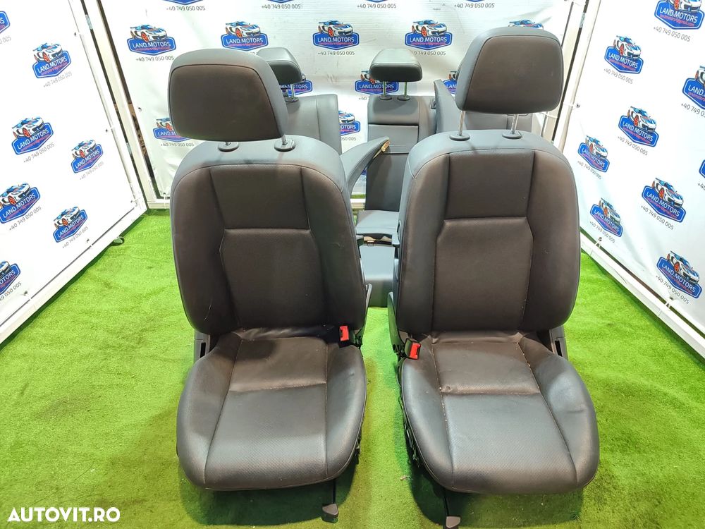 INTERIOR PIELE / SCAUNE SEMIELECTRICE + BANCHETE MERCEDES BENZ W205 C180 1.6 BENZINA 2014 COD OEM A2049107946 / BREAK 2014-2021 - 1