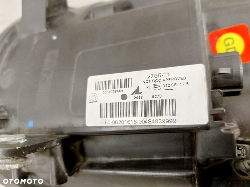 fiat 500x lampa lewy przód przednia xenon uk 0051978449 - 12