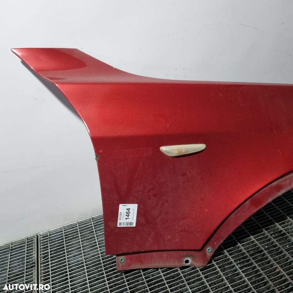 Aripa Dreapta Fata BMW X3 E83 2003 - 2006 4 Usi FLAMENCOROT METALLIC 470 (1464) - 2