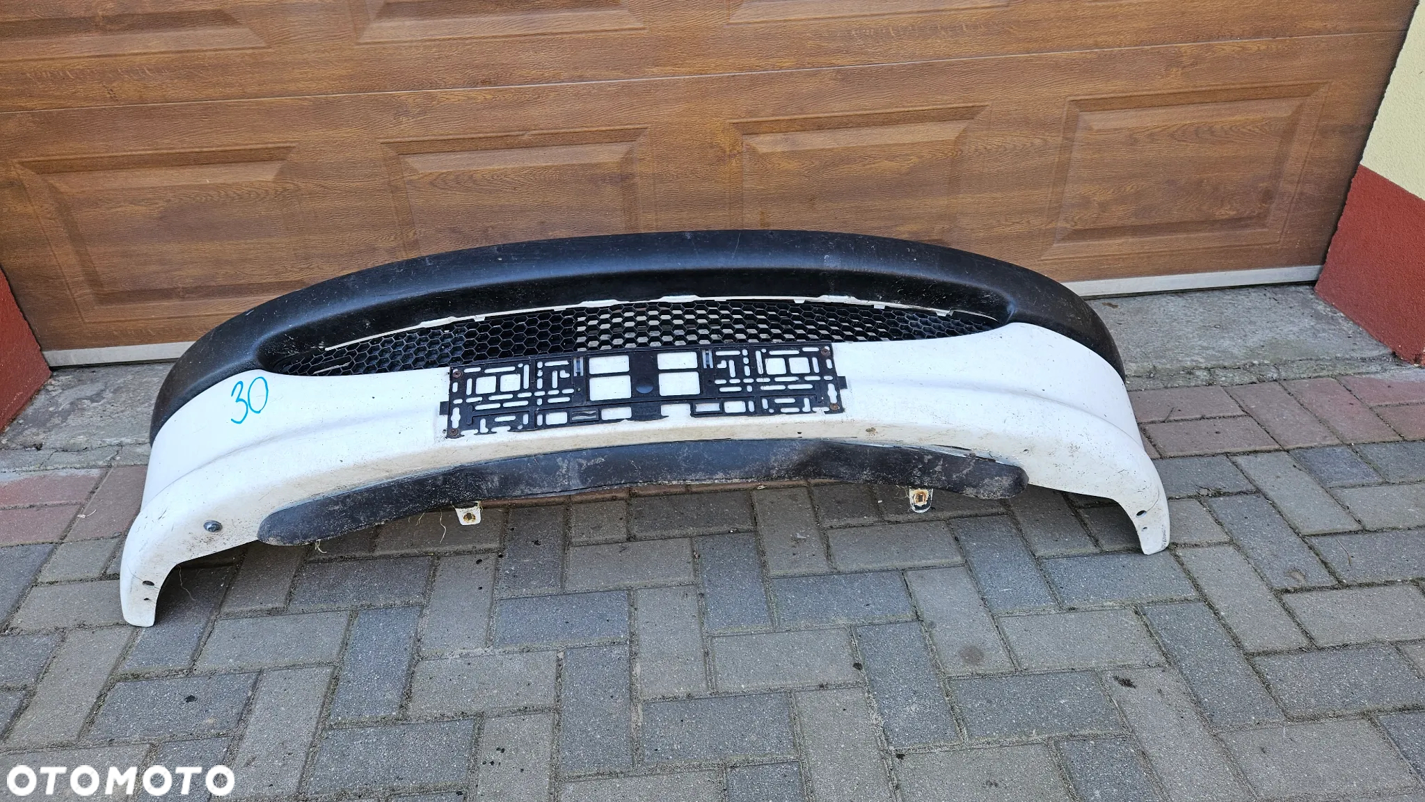 Peugeot 206 2002 2003 Kompletny zderzak przód Zderzak przedni kolor biały EWP EWPA - 5