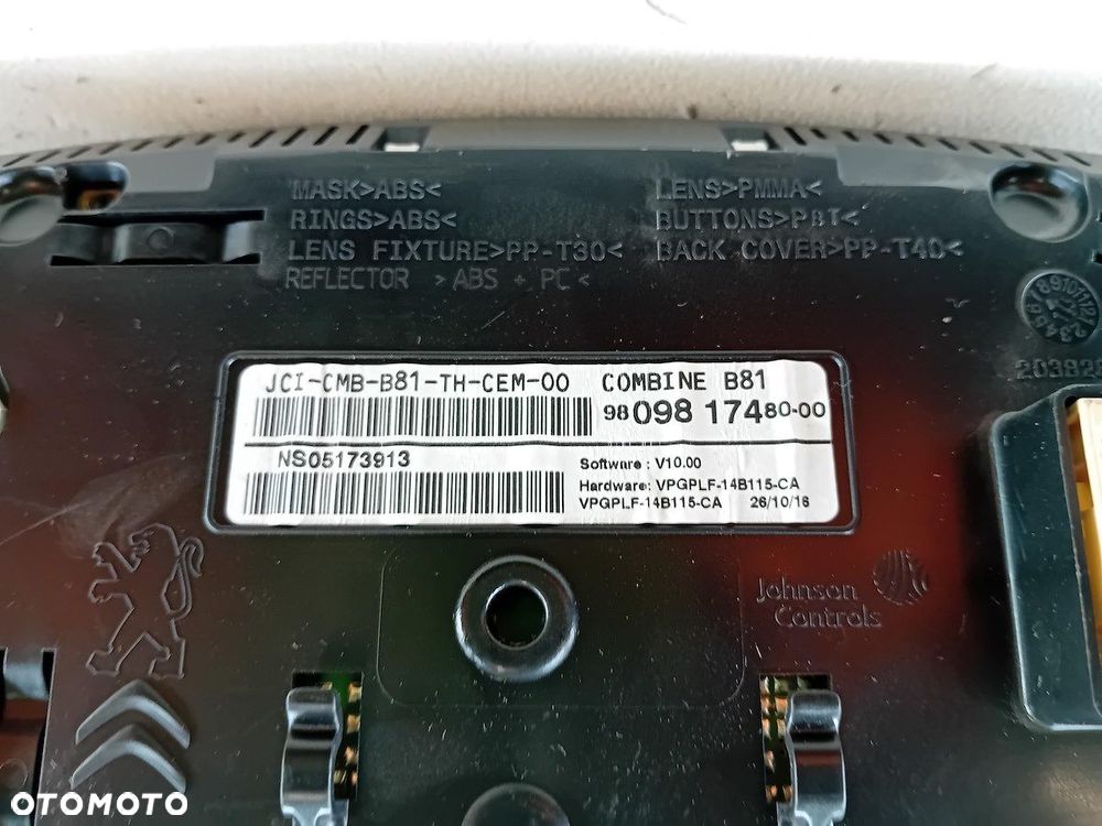 LICZNIK DS 5 FL (15-18) 9809817480 2.0 HDI - 9
