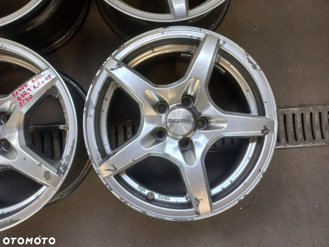 Felgi aluminiowe 15" 5x100 do VW Polo, Skoda Fabia, Seat Ibiza - 6