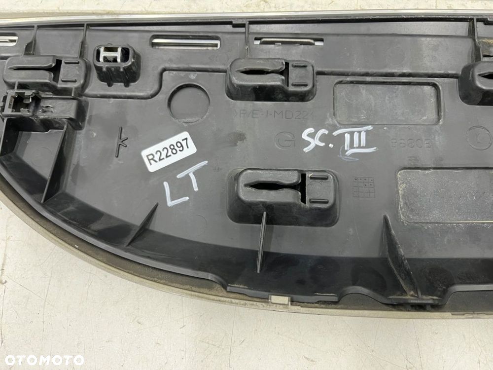 Listwa Renault Scenic 3 III + Grand Scenic III 09-16r. lewa tylna dolna nakładka drzwi CHROM - 10