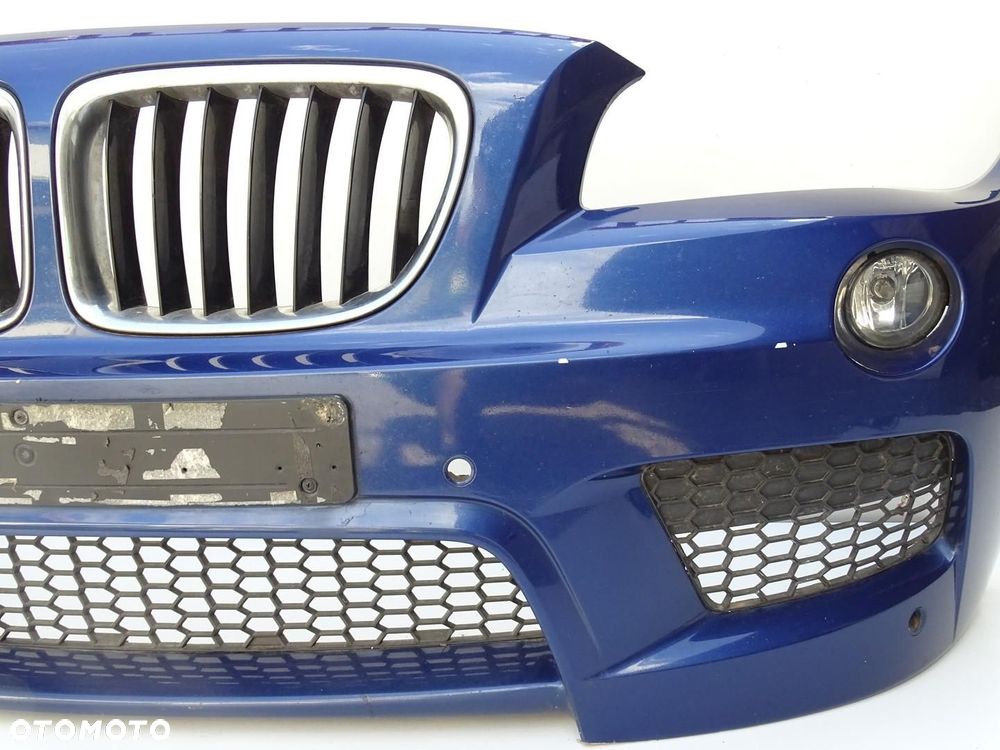 ZDERZAK PRZÓD ATRAPA 4x PDC LE MANS BLAU 381 BMW E84 X1 LCI LIFT M-PAKIET - 8