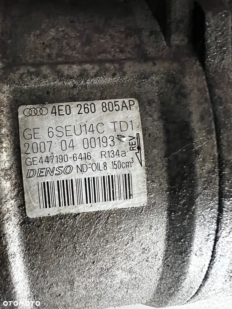 KOMPRESOR AUDI A8 D3 SPRĘŻARKA KLIMATYZACJI 4E0260805AP - 3