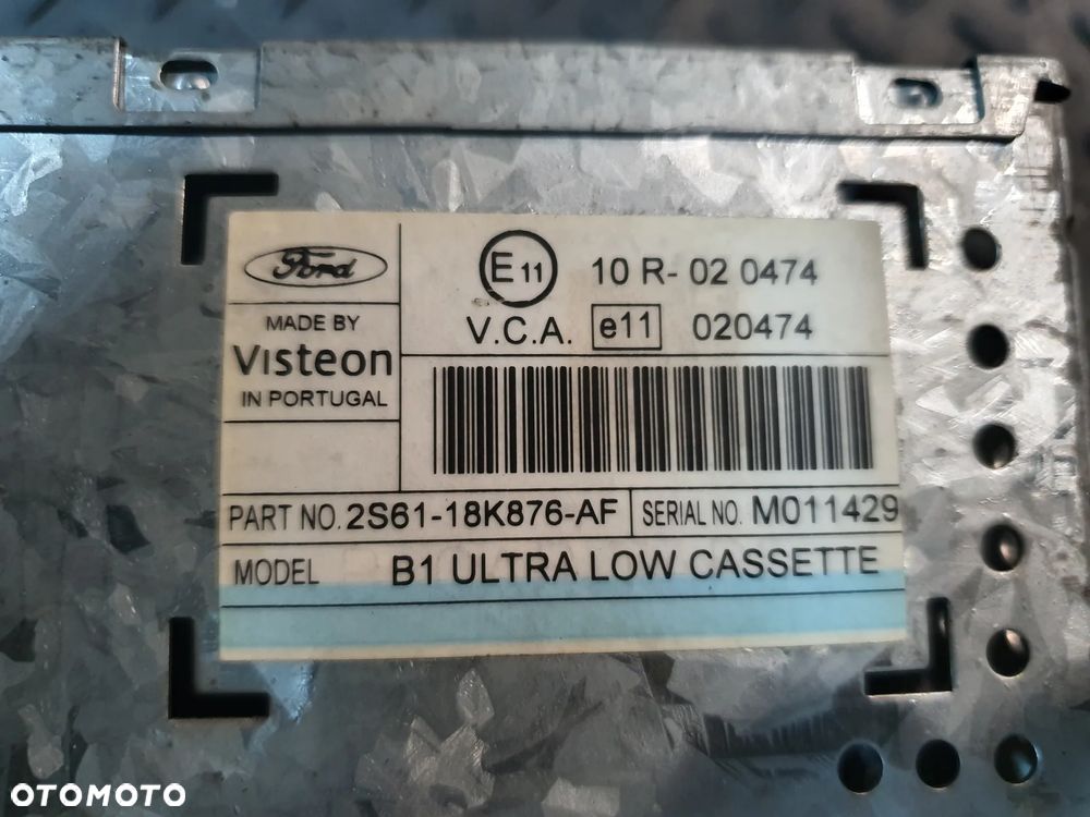 Radio Kasetowe Ford 2S61-18K876-BF FORD FIEST FUSION 2500 FORD - 3