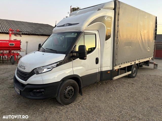 Iveco Daily 35S18H CU SUPRASTRUCTURA PRELATA 8 EUROPALETI SI CABINA IN SPAT - 1