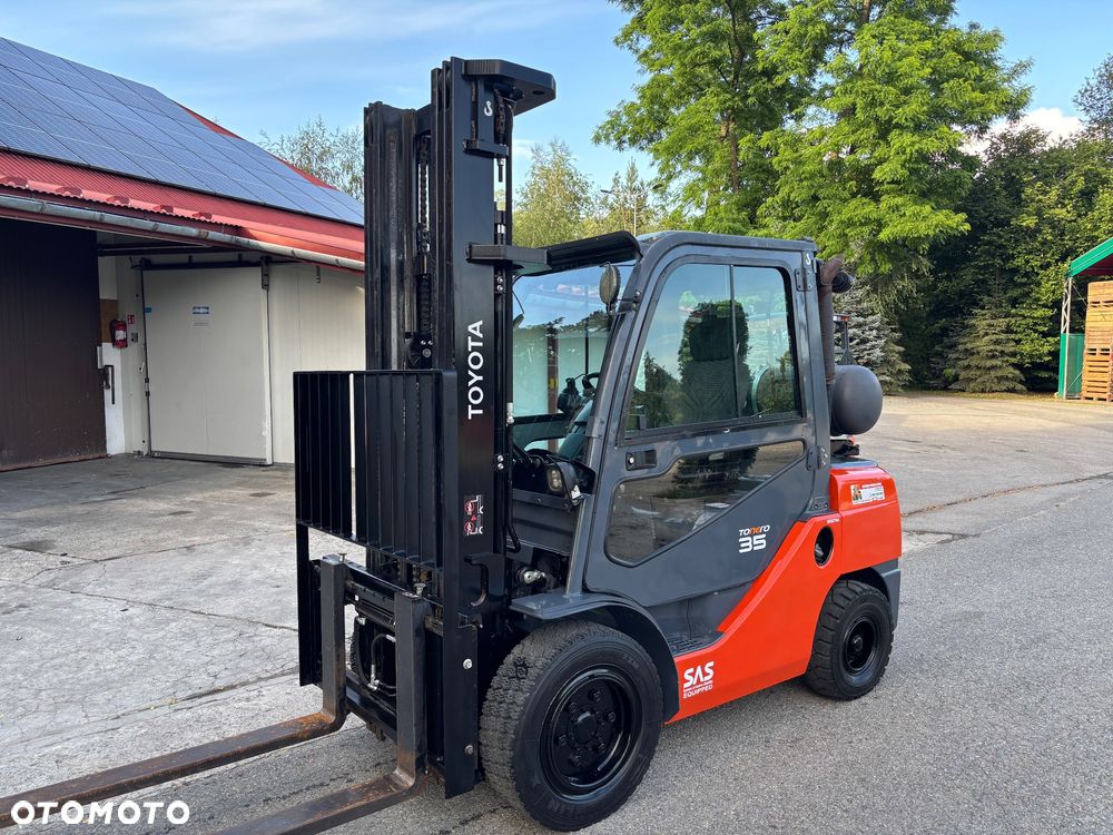 Toyota 8FGJF35 GWARANCJA LPG wolny skok KLIMATYZACJA KABINA DOSTAWA 64 950 NETTO - 2