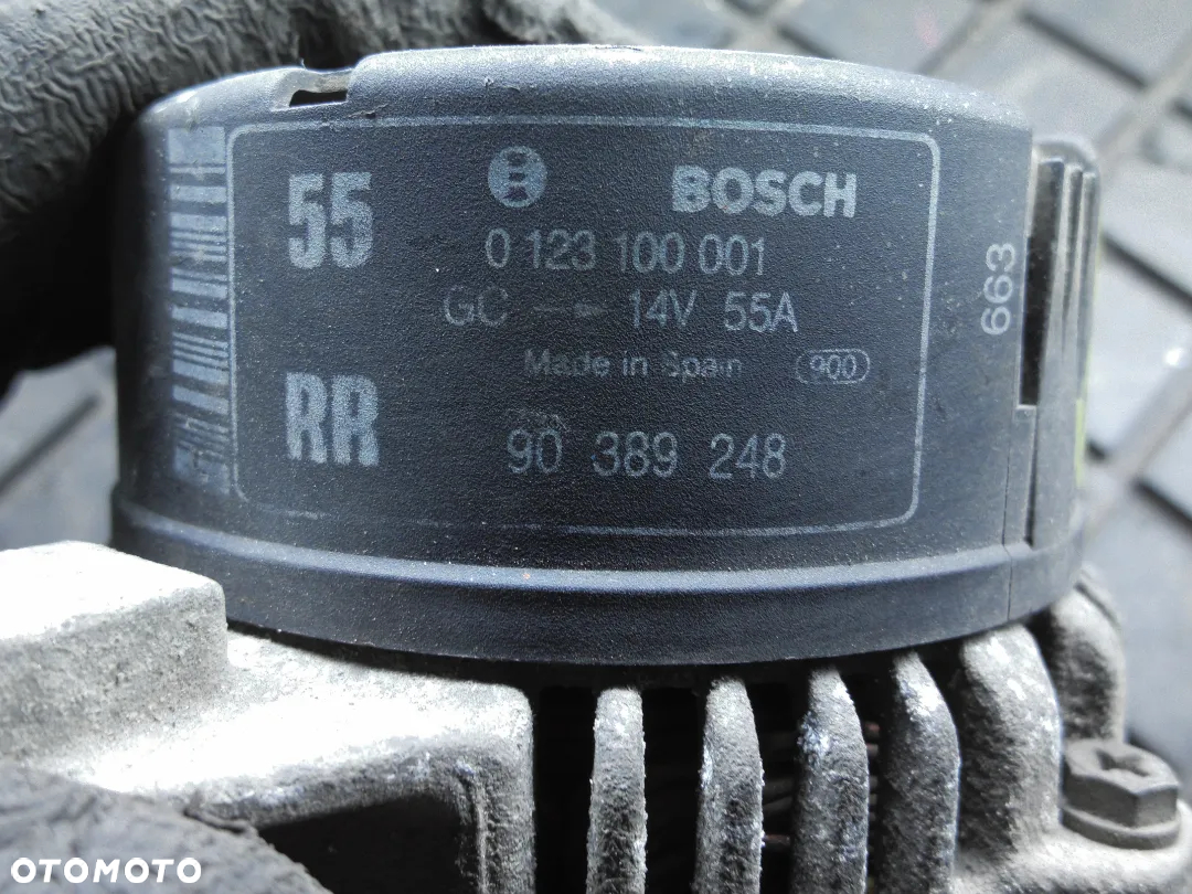 OPEL CORSA B ALTERNATOR 90389248 0123100001 1,2 8V POSIADAM 3 SZTUKI - 9